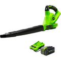 Greenworks 40V (150 MPH / 130 CFM) Cordless Leaf Blower, 4.0Ah Battery and Charger Included