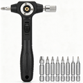 Solrixsolu - 22-Piece T-Handle Ratchet Driver Set, Sockets & Bits