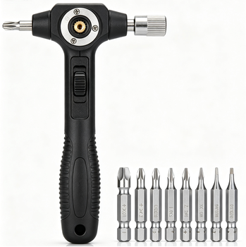 Solrixsolu - 22-Piece T-Handle Ratchet Driver Set, Sockets & Bits