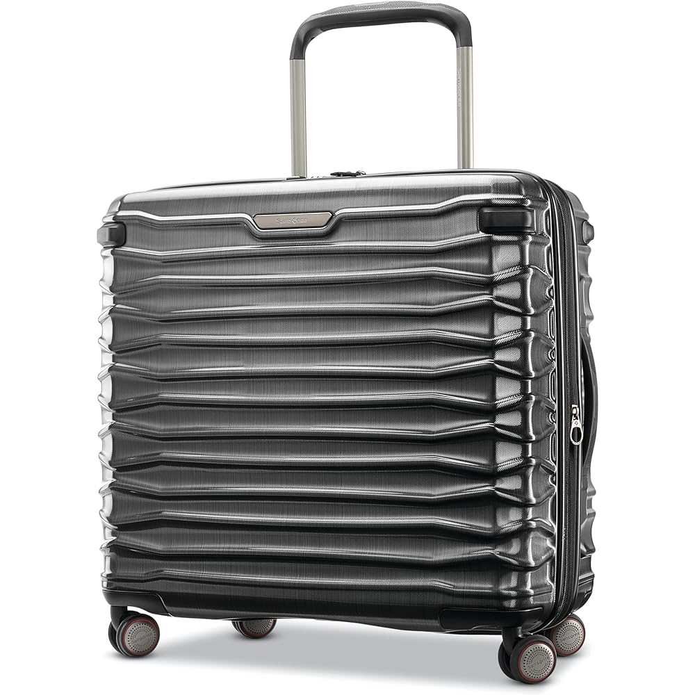 | Samsonite Stryde 2 Hardside Expandable Luggage with Double Spinner Wheels, Medium Glider, Brushed Graphite | Suitcases