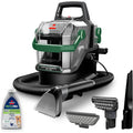 BISSELL Little Green Pet Pro Portable Carpet Cleaner Portable Carpet and Upholstery Deep Cleaner, Car/Auto Detailer, with Self-Cleaning Tough Stain Tool, Pet Hair Removal Tool, Crevice Tool (3909)