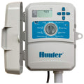 Hunter X2 4 Zone Sprinkler Controller, Outdoor Irrigation Timer for Lawn and Garden, Smart Watering with Weather-Based Scheduling and Cycle and Soak, Smart Controller Ready with Optional WiFi Module