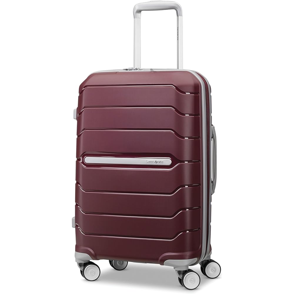 | Samsonite Freeform Hardside Expandable with Double Spinner Wheels, Merlot, Carry-On 21-Inch | Suitcases