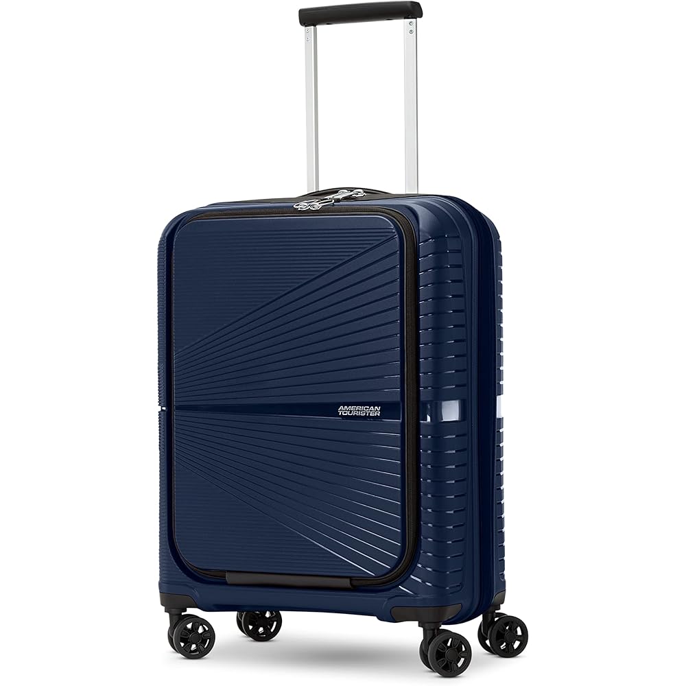 | American Tourister Airconic Hardside Expandable Luggage with Spinner Wheels, Navy Blue, Carry-On 20-Inch | Carry-Ons