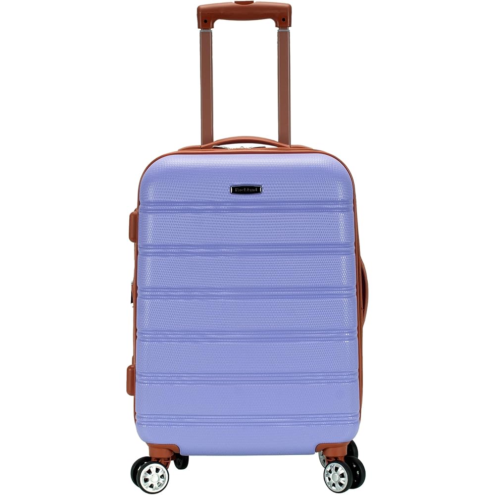 | Rockland Melbourne Hardside Expandable Luggage with Spinner Wheels, Lavender, Carry-On 20" | Carry-Ons