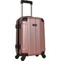 | Kenneth Cole REACTION Out of Bounds Lightweight Hardshell 4-Wheel Spinner Luggage, Rose Gold, 20-Inch Carry On | Luggage