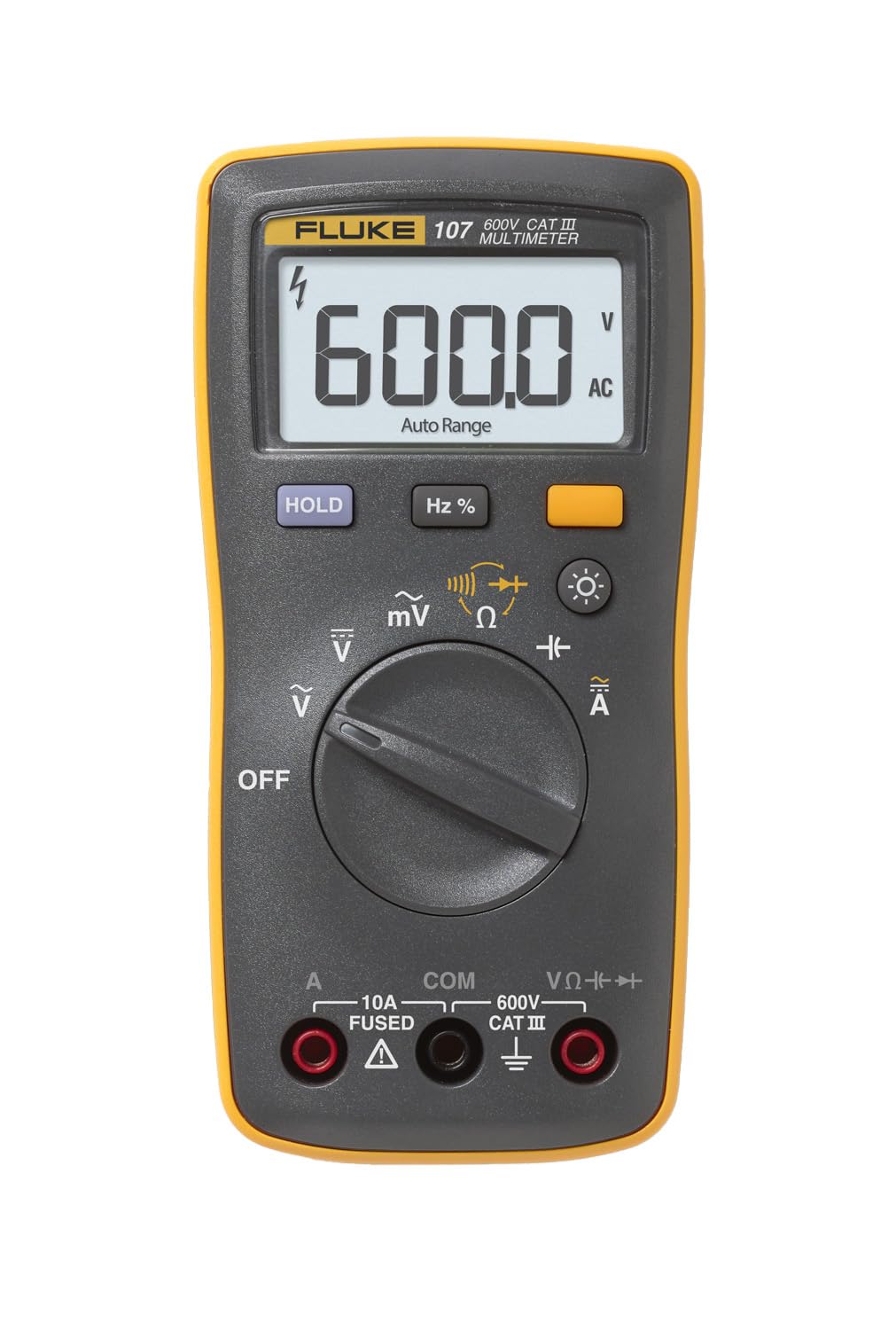 Fluke 107 AC/DC Current Handheld Digital Multimeter by Fluke, GrayIndustrial &amp; Scientific
