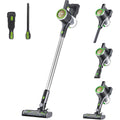 Eureka Lightweight Cordless Stick Vacuum Cleaner Convenient for Hard Floors, Rechargeable Handheld Vacuum Cleaner Portable with Powerful Motor Efficient Suction, RapidClean Ultra NEC370GR, Moss Green