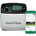 Rain Bird TRU8IW Timer and Smart WiFi Module Bundle, Program-Based Indoor Irrigation Sprinkler Controller/Timer, 8-Zone/Station