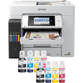 Epson EcoTank Pro ET-5800 Wireless Color All-in-One Supertank Printer with Scanner, Copier, Fax and Ethernet, White