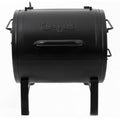 Char-Griller® Portable Charcoal Grill and Side Fire Box Attachment for Texas-Style Offset Smoking Methods with 250 Cooking Square Inches in Black, Model E82424