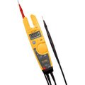 Fluke T5-1000 Voltage, Continuity and Current Tester, OpenJaw Design For Current Measurements Without Metallic Contact, Includes Detachable Slim Reach Probe Tips, Auto Selects AC or DC Voltage