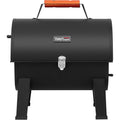 Royal Gourmet CC1619 Portable Tabletop Charcoal Grill, Convertible Lid-to-Grill Zone, Outdoor Compact Barrel BBQ Grill with 217 Sq. In. Grilling Space for Backyard, Patio and Parties, Black