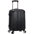 | Rockland London Hardside Expandable Luggage with Spinner Wheels, Black, Carry-On 20-Inch | Suitcases
