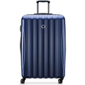 | DELSEY PARIS Helium Aero Hardside Expandable Luggage with Spinner Wheels, Blue Cobalt, Checked-Large 28 Inch | Suitcases