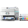 Epson EcoTank ET-4950 Wireless All-in-One Color Supertank Printer with up to 3 Years of Ink, Refillable Tanks, Perfect for Office, 18 PPM, 2.4" Color Touchscreen, Auto Document Feeder – White