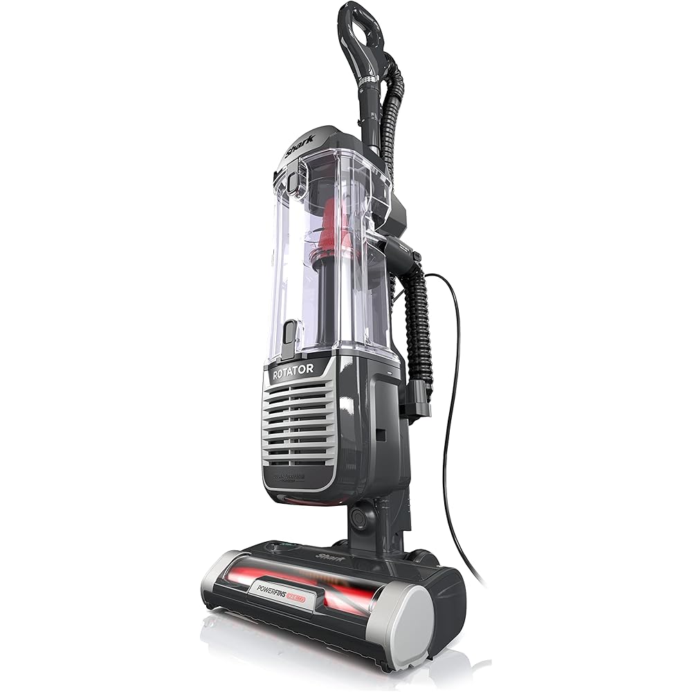 Shark ZU102 Rotator Pet Upright Vacuum with PowerFins HairPro &amp; Odor Neutralizer Technology, Charcoal, 2.9 L Dust Cup
