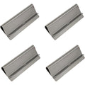 Buyers Products 8591100 Stainless Steel Mud Flap Clamps, 4 Dump/Work Truck Mud Flap Hanger for Protection and to Secure Mud Flaps, Hardware Included, Handles 1/4" 1/2" Polymer &amp; Rubber Mudflaps