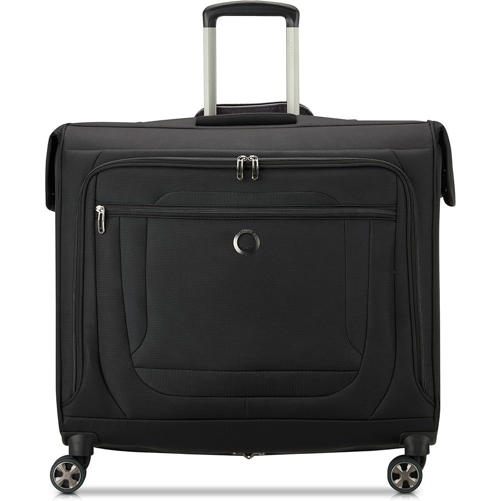 | DELSEY PARIS Helium DLX Rolling Garment Bag with Spinner Wheels, Black | Garment Bags