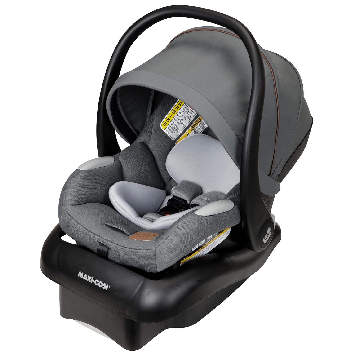 Maxi-Cosi Mico Luxe Infant Car Seat with Base, Rear Facing Car Seat For Babies, Baby Carseat 4-30 lbs, Baby Car Seats, Infant Car Seats, Stone Glow