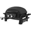 Nexgrill Fortess 2-Burner Portable Gas Grill &amp; Griddle Combo with 263 SQ In Cooking Space, Easy Lift Handles, 13,500 BTU, 2-in-1 Small Tabletop Grill for Camping, Outdoor Cooking, and More 820-02005