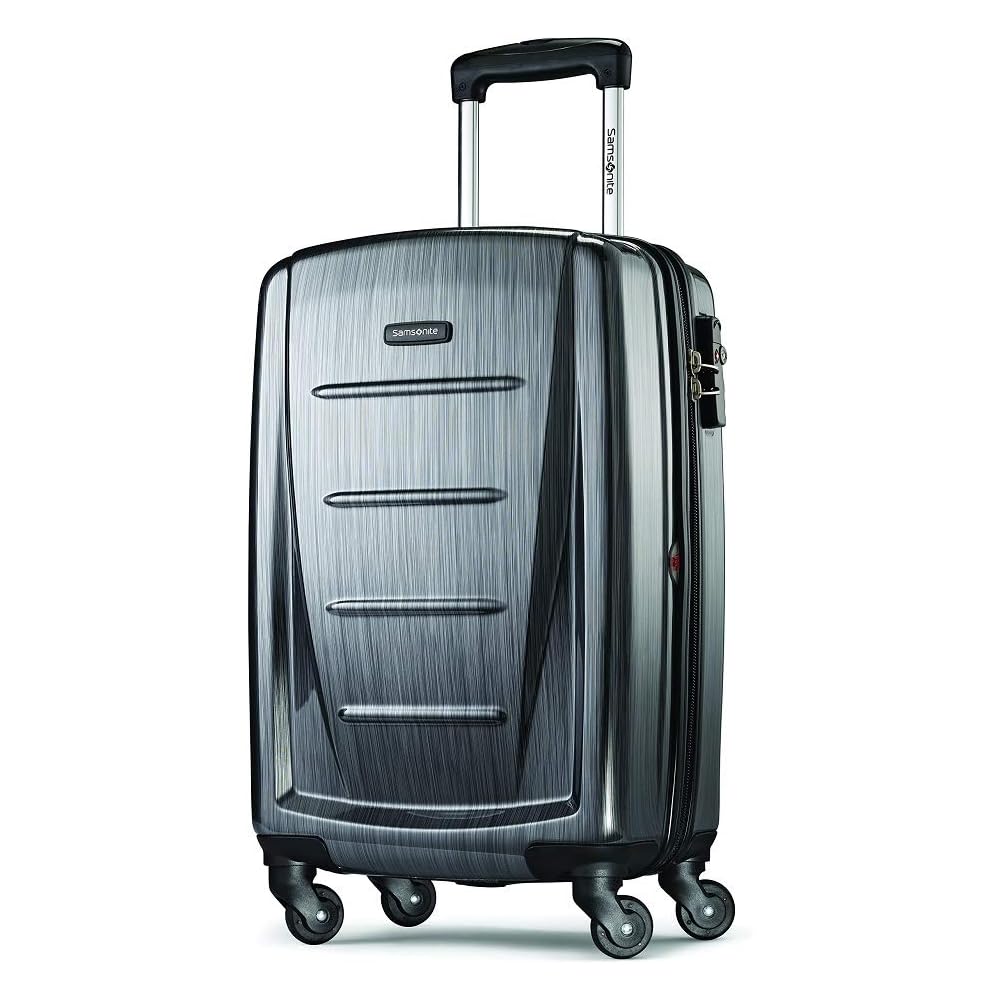 | Samsonite Winfield 2 Hardside Expandable Luggage with Spinner Wheels, Charcoal, Checked-Large 28-Inch | Suitcases