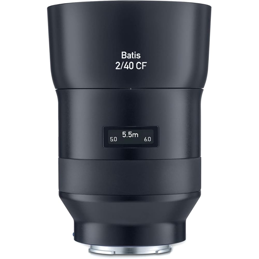 ZEISS Batis 40mm f/2.0 for Sony E Mount Mirrorless Cameras, Black