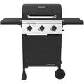 Megamaster 3-Burner Propane Gas Grill with Folding Side Tables, 30,000BTUs, 429.81 sq. in. Cooking Space, Stainless Steel Control Panel, Outdoor Kitchen Grill for BBQs, Patios, and More 720-0988EA