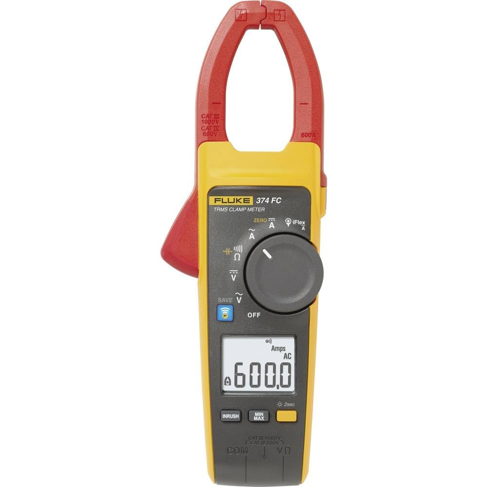 Fluke 374 FC 600A AC/DC TRMS Wireless Clamp MeterIndustrial &amp; Scientific